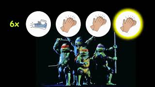 Turtle Power (Easy) Body Percussion Play Along Turtle Power Intermediate Body Percussion Play Along