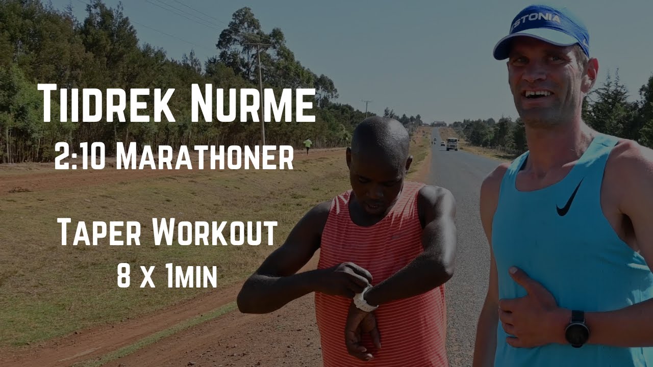 Tiidrek Nurme - 2:10 Marathoner - Taper Workout