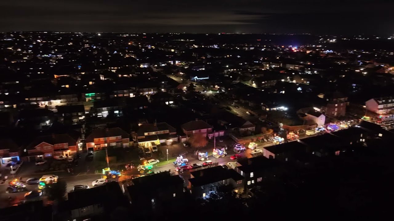 Christmas Tractor Run, Hoo village 2025