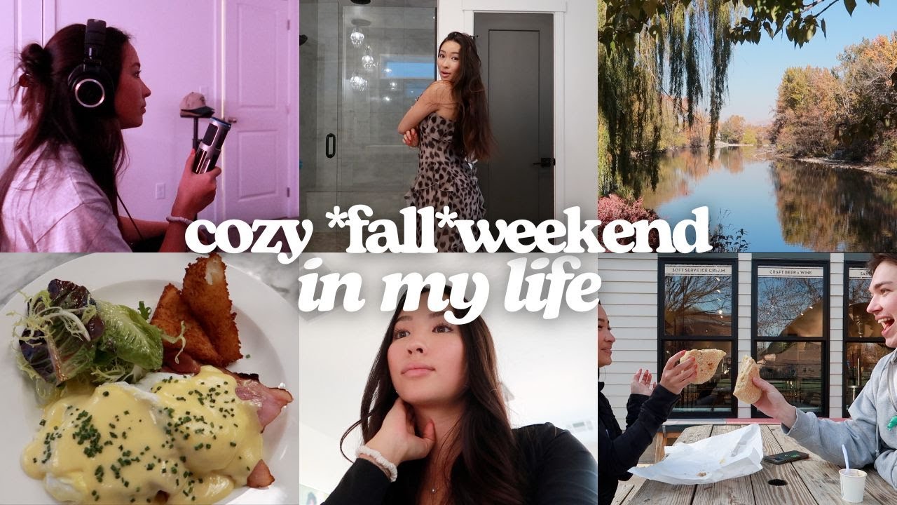 a very cozy fall vlog in November 🧸 recording new music, brunch, meetings and puppy play dates