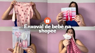 ENXOVAL DO BEBÊ NA SHOPEE, CHEGOU AS PRIMEIRAS COMPRAS DO ENXOVAL DA REBECA | Maria Eduarda 