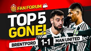 UNITED BOTTLE IT! Brentford 1-1 Man United | LIVE Fan Forum