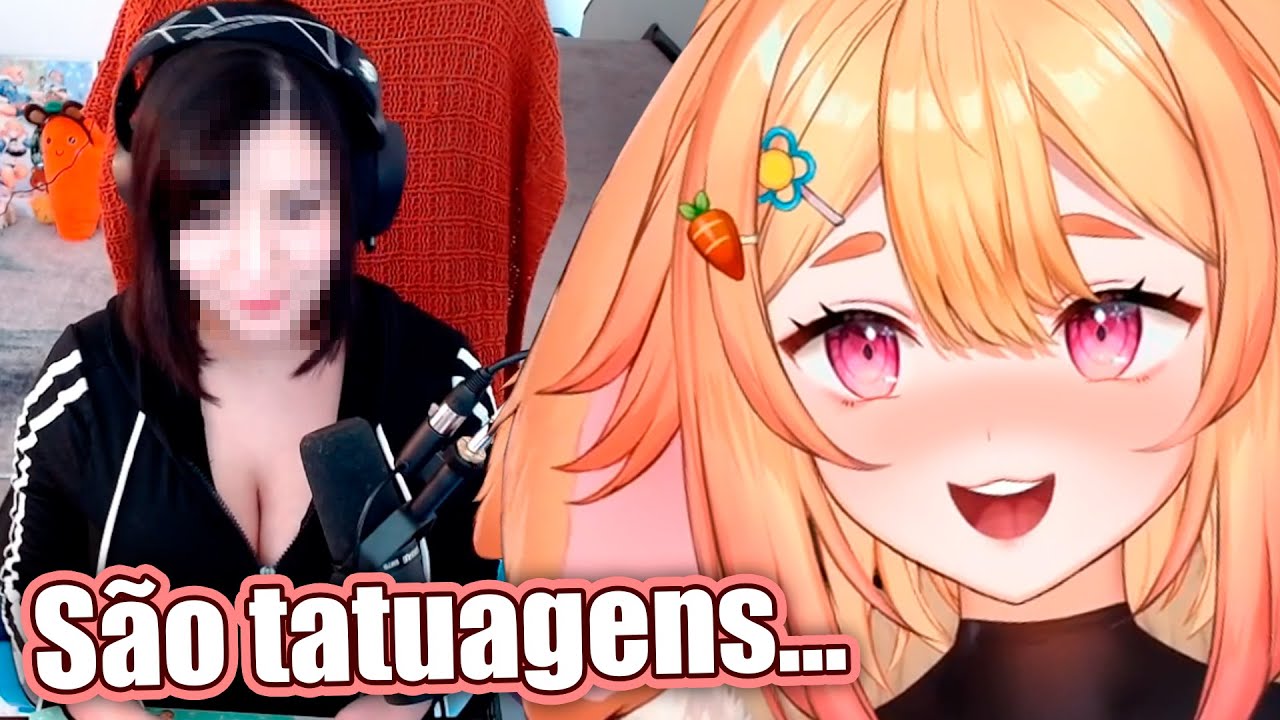 Ah não ela mostrou o rosto e ainda deram umas tatuagens peculiares...