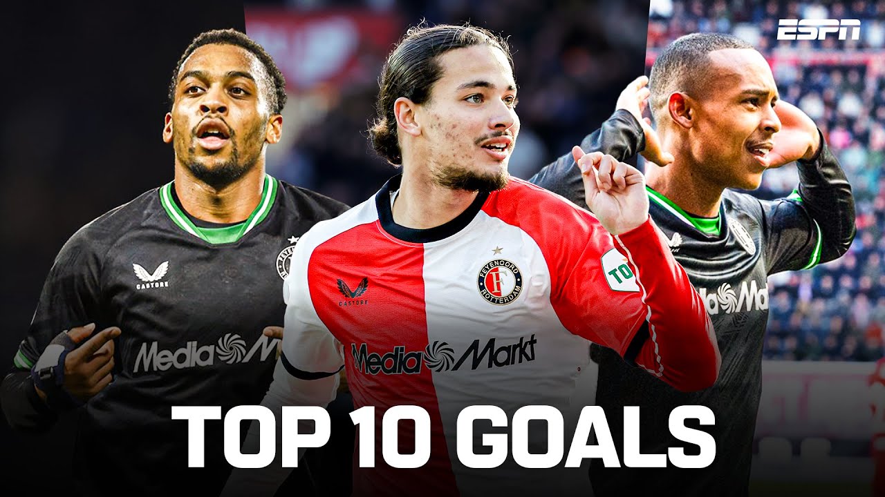 De 🔟 𝐌𝐎𝐎𝐈𝐒𝐓𝐄 𝐆𝐎𝐀𝐋𝐒 van Feyenoord in de Eredivisie 2024/25 💫🤯