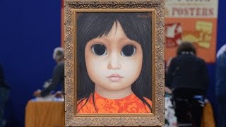 Margaret Keane Painting, ca. 1965