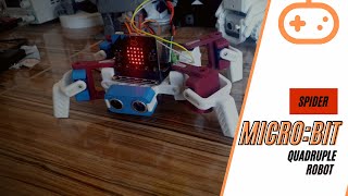 Diy Micro:Bit Quadruple (Spider) Robot | Kendin Yap Örümcek Robot