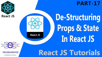 17 | Destructuring Props & State In React | Destructuring Props | Destructuring State (Hindi/Urdu)