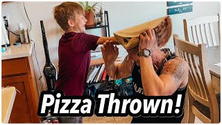 Kid throws PIZZA in Dad's Face | Cousin Temper Tantrum | Oh Shiitake Mushrooms Parody