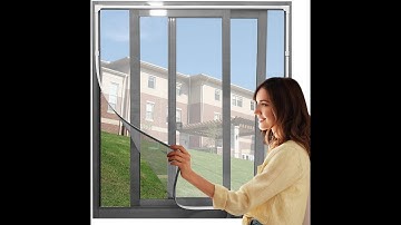 Magnetic Window Screen Installation steps