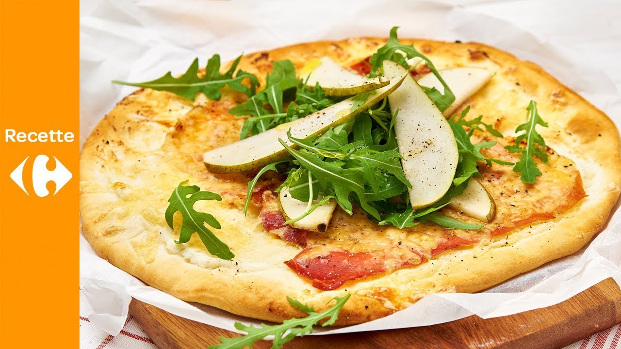 Pizza Bianca Au Jambon Italien Roquette Poire Et Vieux Brugge Youtube