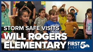 Storm Safe visits Will Rogers Elementary School in Colorado Springs