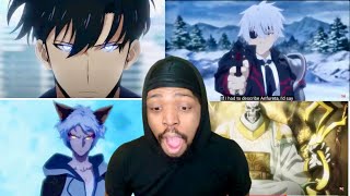 Top 5 Anime Like Solo Leveling 🔥 | OP MC Anime Reaction | Overpowered Main Character Moments