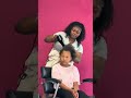 My sister finally found her braider 🥹🫶🏽 Nails #hairstyle #dayinmylife #usatravelvlog #usa
