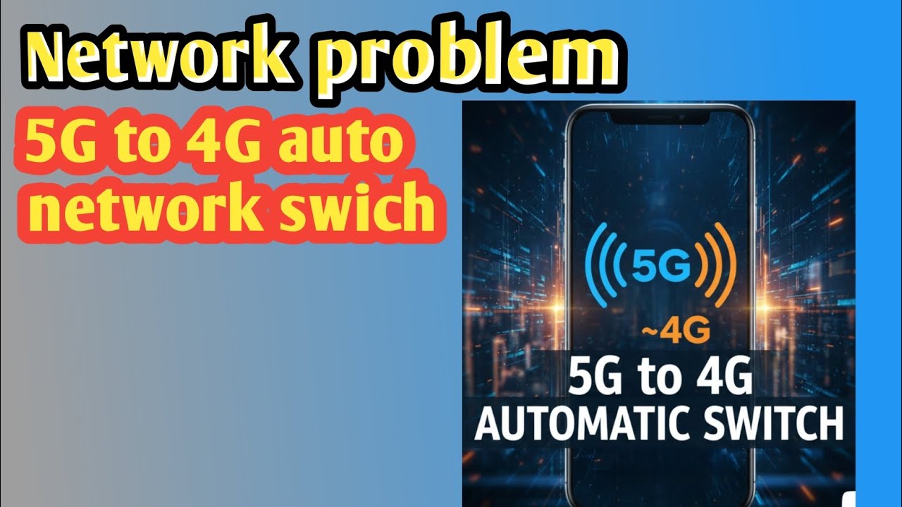 Network 5G to 4G auto swich solution || no problem 