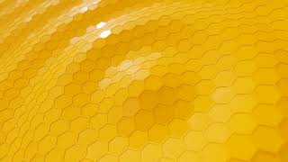 Hypnotic Yellow Hexagon Wave – Stunning 4K Live Wallpaper Background screenshot 1