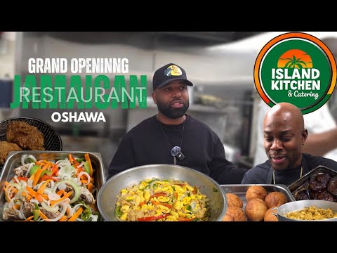 Real Jamaican Food in Oshawa Grand Opening of Island Kitchen Catering Jerk Chicken Oxtail