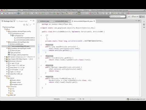 Demo de JSF2 con Objectify para Google App Engine - Parte 3