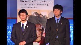 Jeffrey Shen, Youkow Homma and Lyndon Ji - 2010 Siemens Competition Team Winners