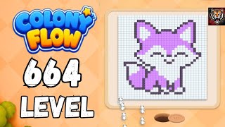 Colony flow Level 664 Walkthrough Solution