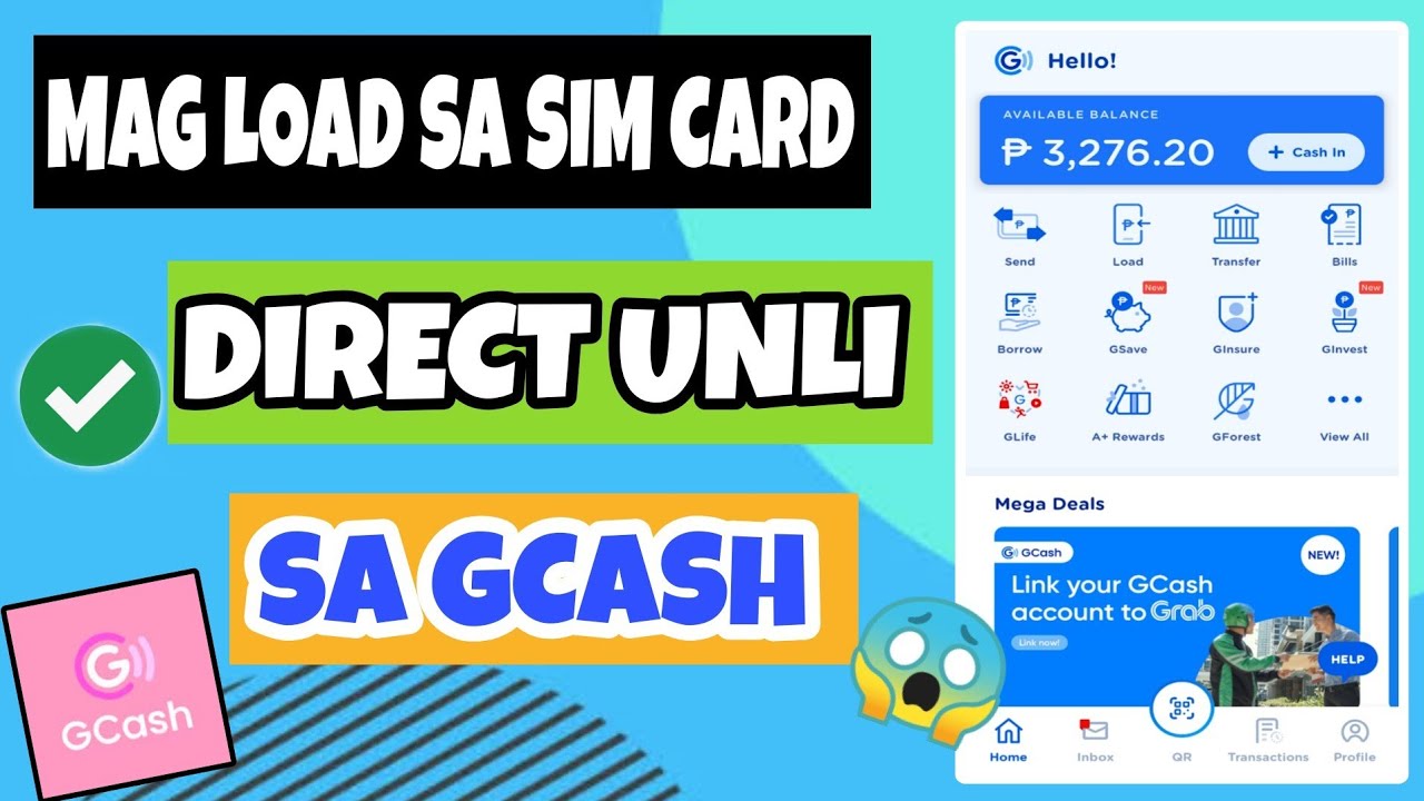 HOW TO BUY LOAD TO GCASH PAANO MAG LOAD SA SIM CARD DIRECT SA GCASH