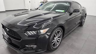 2017 FORD MUSTANG ECOBOOST SHADOW BLACK AUTO 4K WALKAROUND FOR SALE 13180ZA SOLD