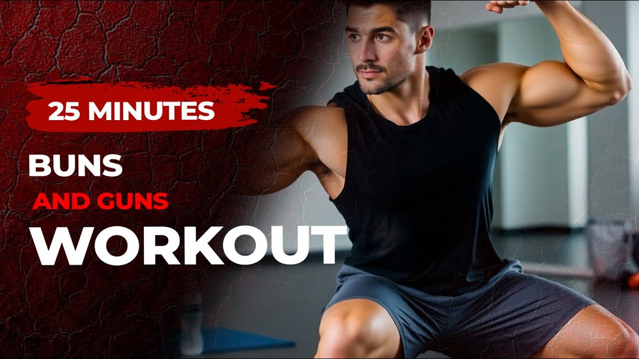 Get Toned in 25 MINUTES | Ultimate Buns & Guns Workout #fitness # ...