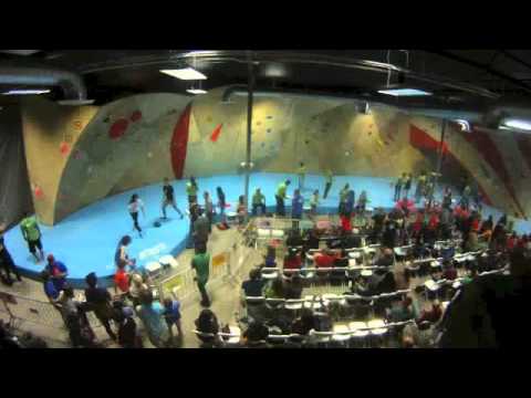 ABS13 bouldering competition timelapse