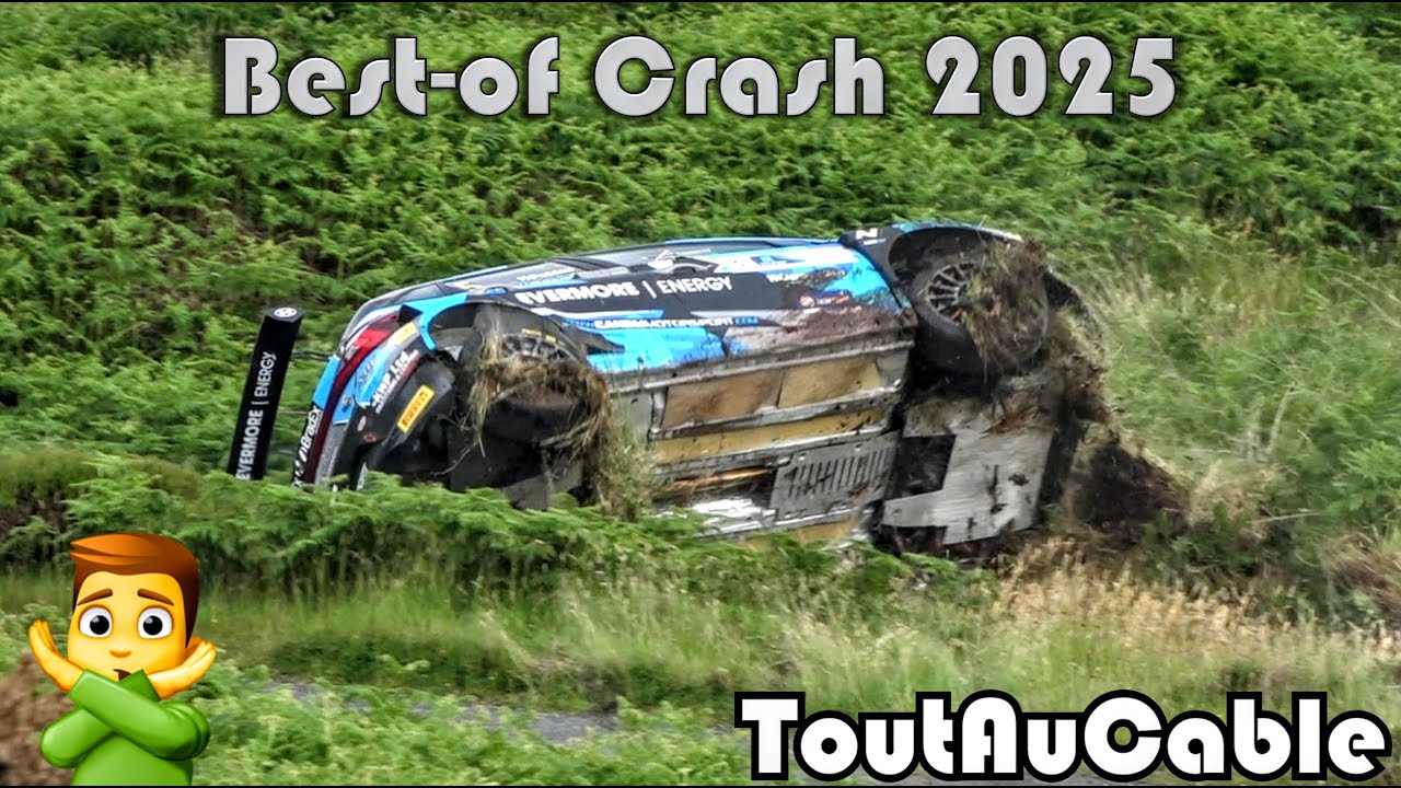 Best of Rallye Rally 2025 - Big Crash 🙅‍♂️ - Mistakes 🐗 & Show🕹️ by ToutAuCable