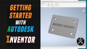 Getting started with Autodesk Inventor - Lection 1 - 2D sketch, Extrude, Cut, Chamfer and Mirror