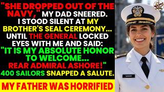 SHE DROPPED OUT OF THE NAVY, My Dad Said— Until The General Looked At Me And Said Rear Admiral
