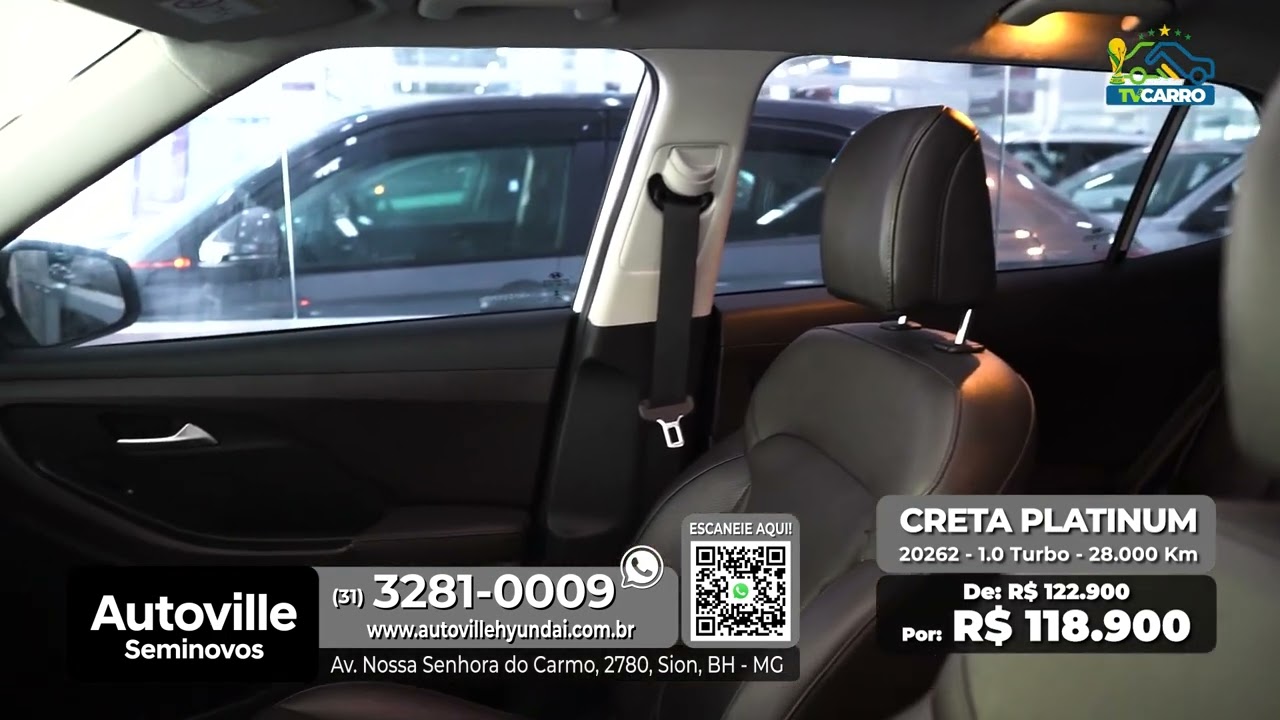 ⁣🔥 CRETA PLATINUM 2022 NA AUTOVILLE SEMINOVOS! 🚗✨