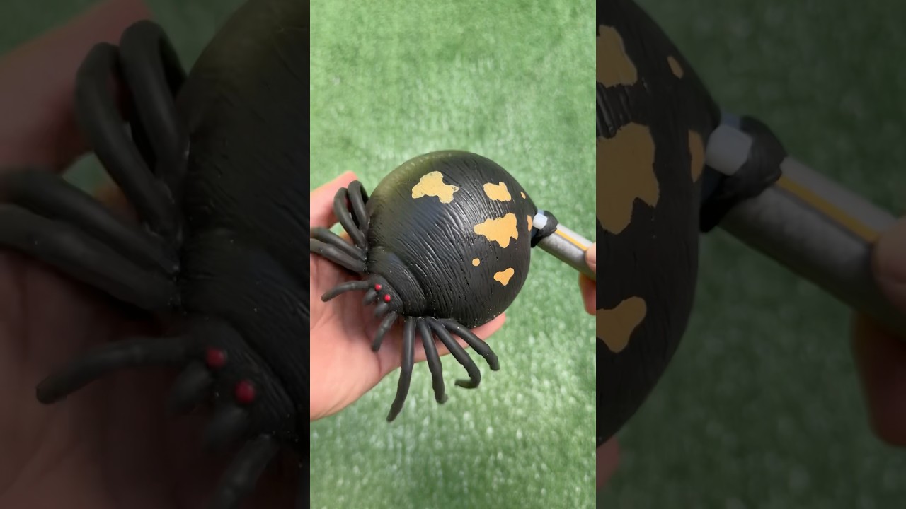Inflating a Spider with Water!💦 (FLOOD)