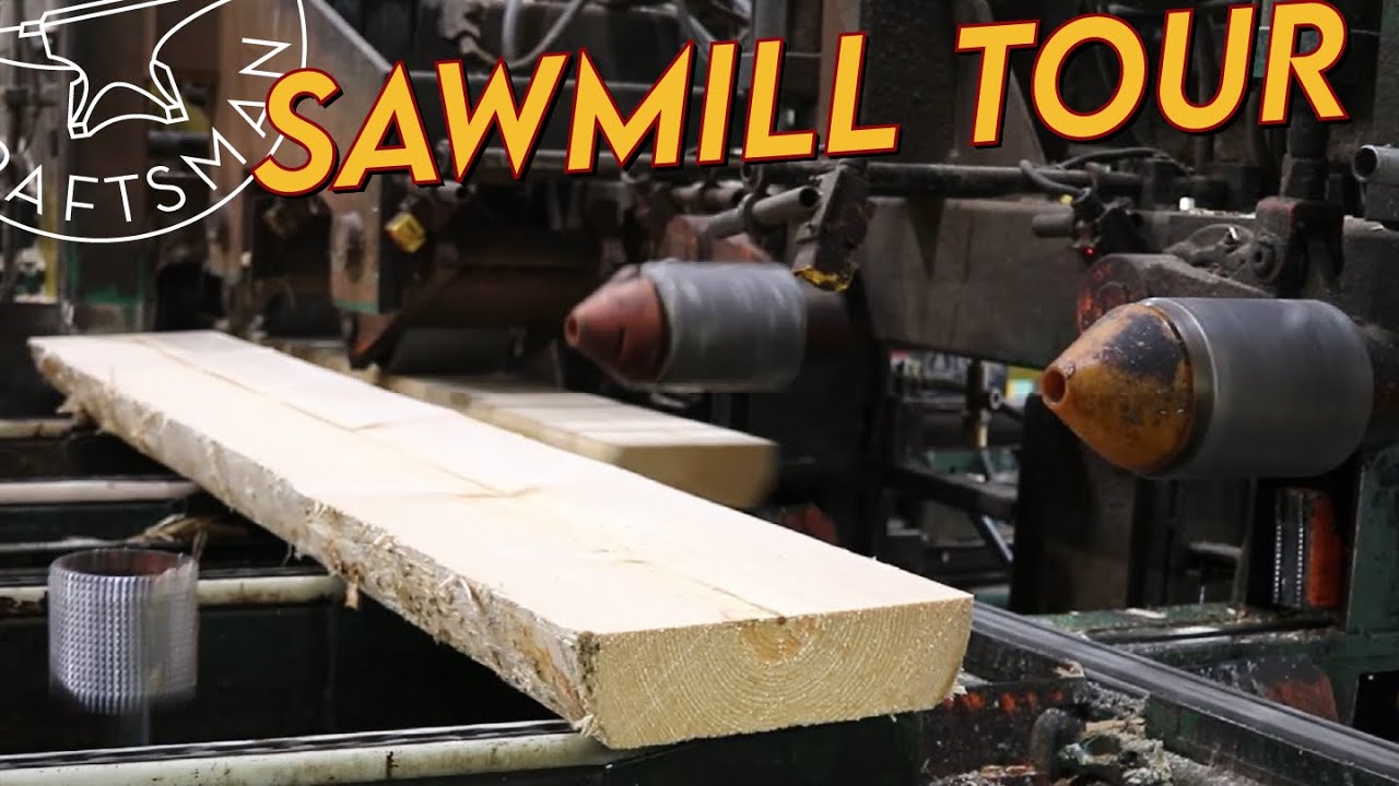How 2x4s Are Made: Sawmill Tour, on YouTube