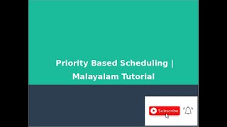 Priority Based Scheduling || Scheduling Algorithm || Examples