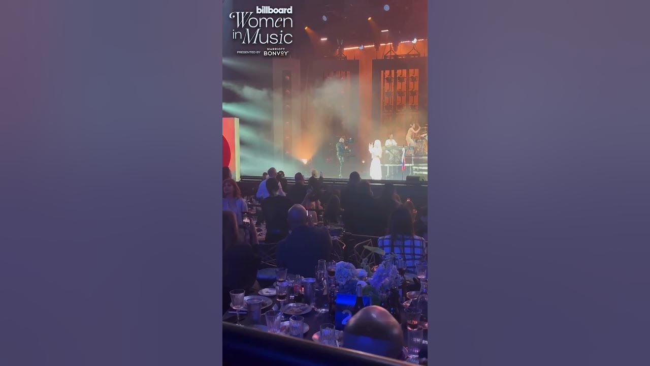 Feid Shows Support For Karol G As She Performs "AMARGURA" | Billboard Women In Music 2024