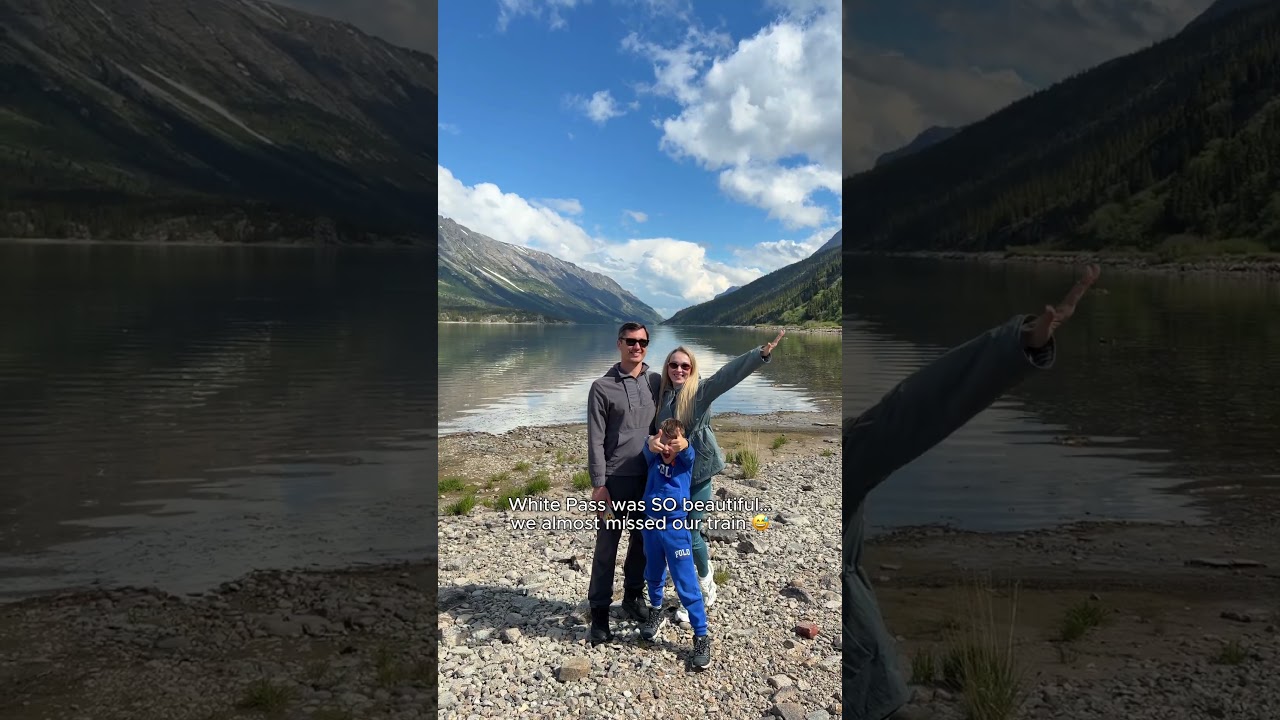A breathtaking train ride from Alaska to Canada🚂 #shorts #alaska #whitepassyukonroute #cruise
