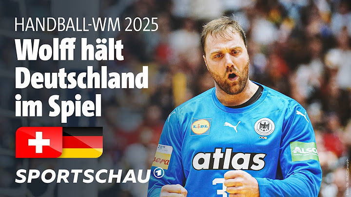 Schweiz - Deutschland Highlights | Handball-WM 2025 | Sportschau
