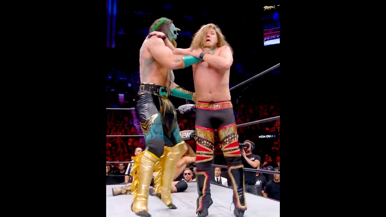 Luchasaurus made a BIG first impression! ⏪ #AEWDoN 2019