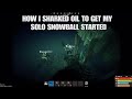 HOW I SHARKED OIL TO GET MY SOLO SNOWBALL STARTED AND GOT ONLINED - Rust Console Edition