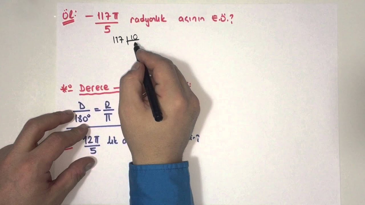 Trigonometri Radyan Formülü