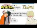 BNHA/MHA Text Lyrics Prank || Hooked || Bakudeku/Katsudeku || Bakugou is flustered?!?