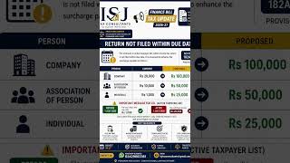 🚨 Don't become a Non-Filer! 🚨File your Income Tax Return on time.