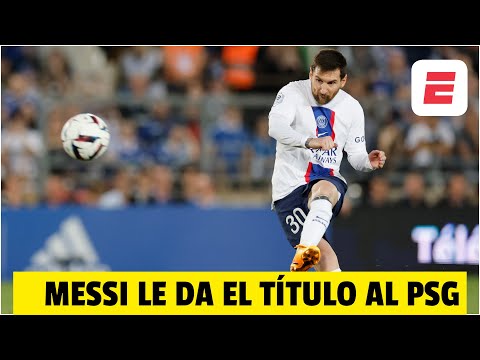 GOL DE MESSI que vale un título. PSG acaricia el campeonato. Asistencia de Mbappé | Ligue 1