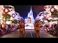 2016 Mickey's Once Upon A Christmastime Parade at Very Merry Christmas Party - w/ Frozen, Cinderella