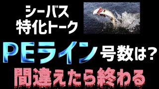 【シーバス】重要なのはラインの太さ！シーバスに特化したPEラインの選び方を徹底解説！