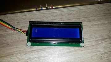 Liquid Crytal I2C PCF8574 using STM8