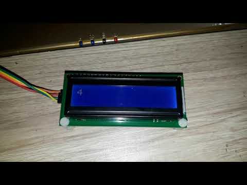Liquid Crytal I2C PCF8574 using STM8