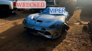 Dodge Viper Teardown From Copart Crash To Bare Frame