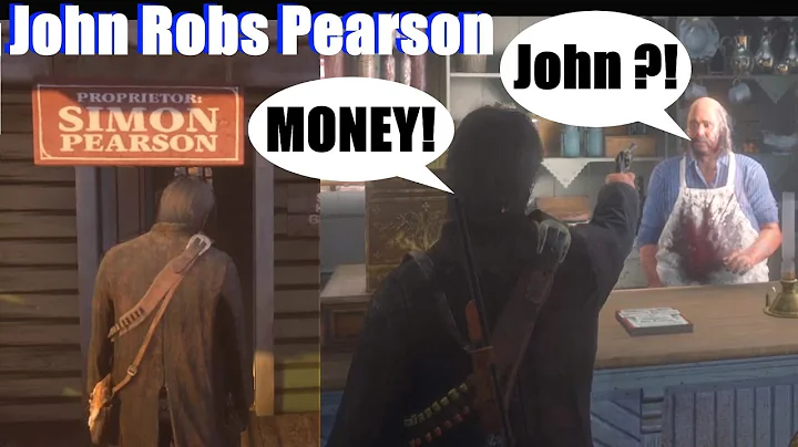 RDR2 John Robs Pearson & Destroys His Store - Red ...