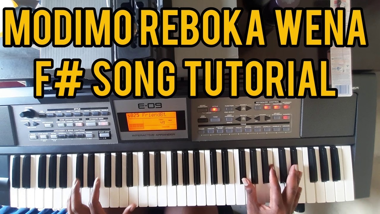 Modimo Reboka Wena F# Song tutorial